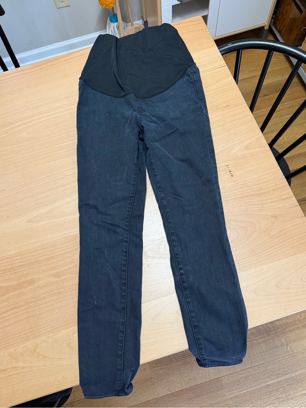 Madewell maternity black skinny jeans